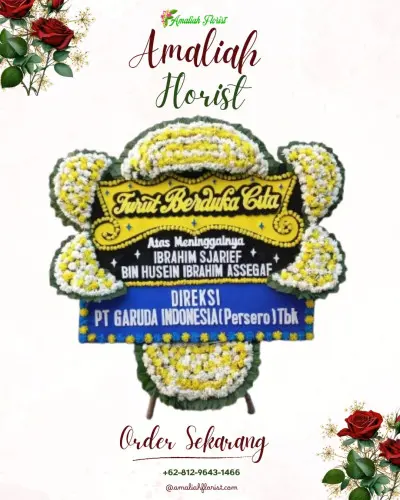 Papan Bunga Duka di 22 Ilir