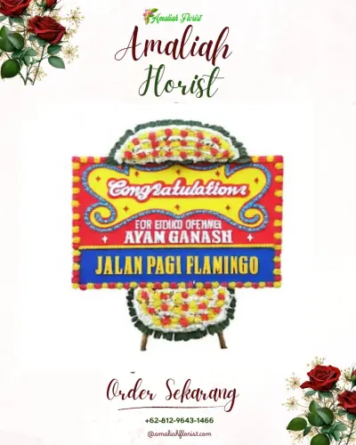 Bunga Papan Congratulation di 22 Ilir